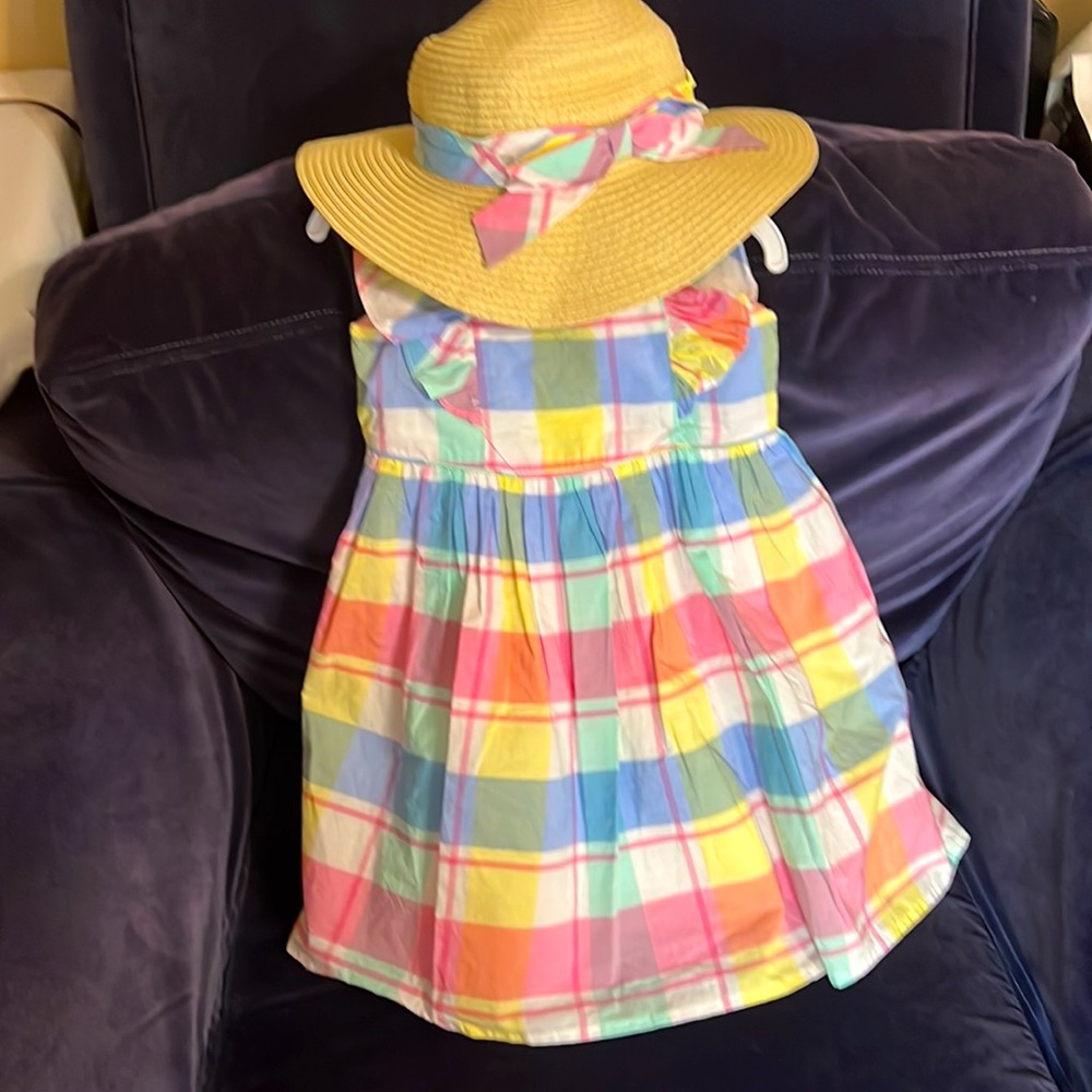 New Adorable Sun Dress for Girl 3 to 4 years old, with Sunhat, Tommy Bahama - Picture 11 of 11